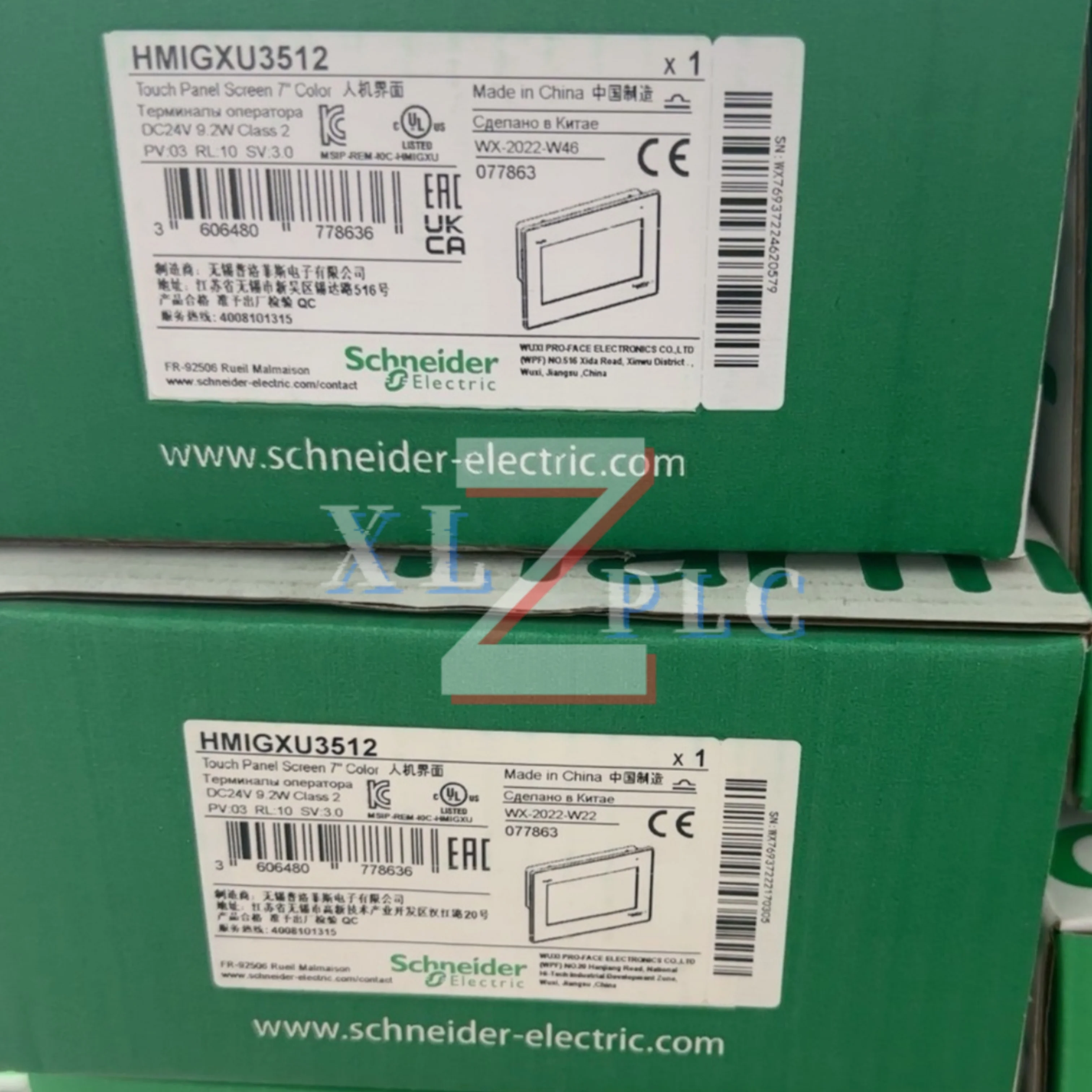 HMI شاشة تعمل باللمس جديد الأصلي HMIGTO4310 HMIGXU3500 HMIGXU3512