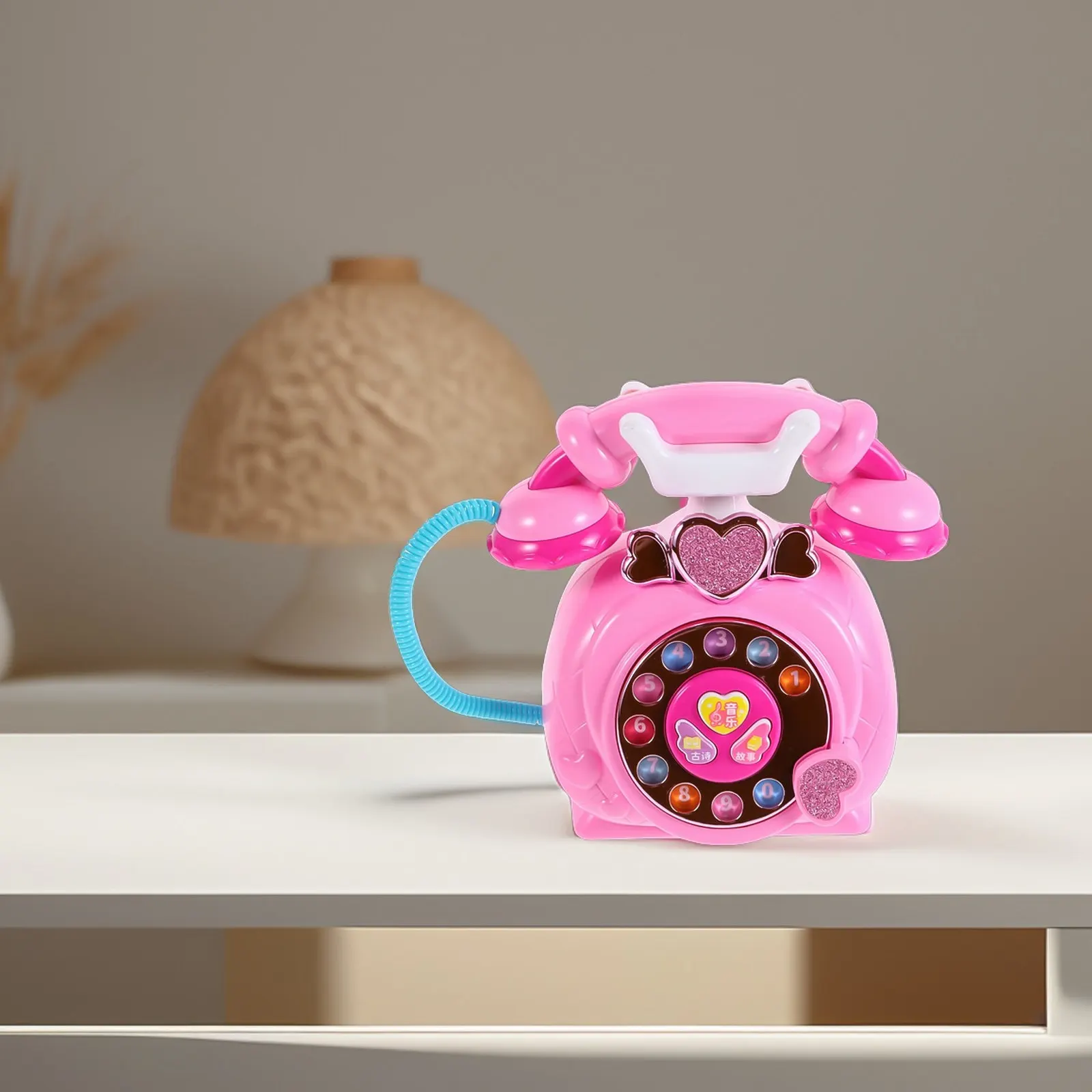 Educational Story Machine Early Learning Phone for Kids Music Interactive Pretend Play Develops Language Cognitive Skills