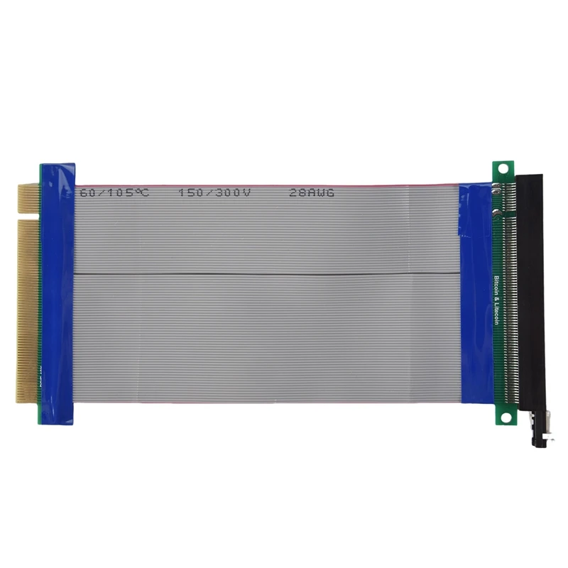 EF-PCI-E Express 16X Riser Card Extender Extension Cable Ribbon Flex