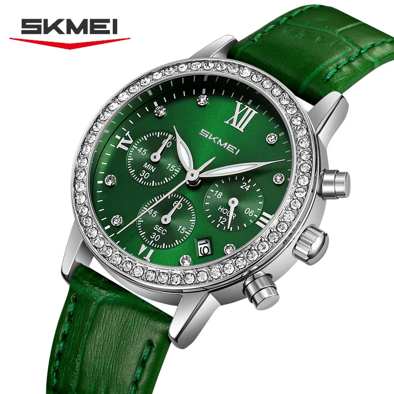 

SKMEI Romantic Style Fashion Quartz Movement Watches Lady Wristwatches Fashion Elegance Waterproof Female Watch Relogio Feminino