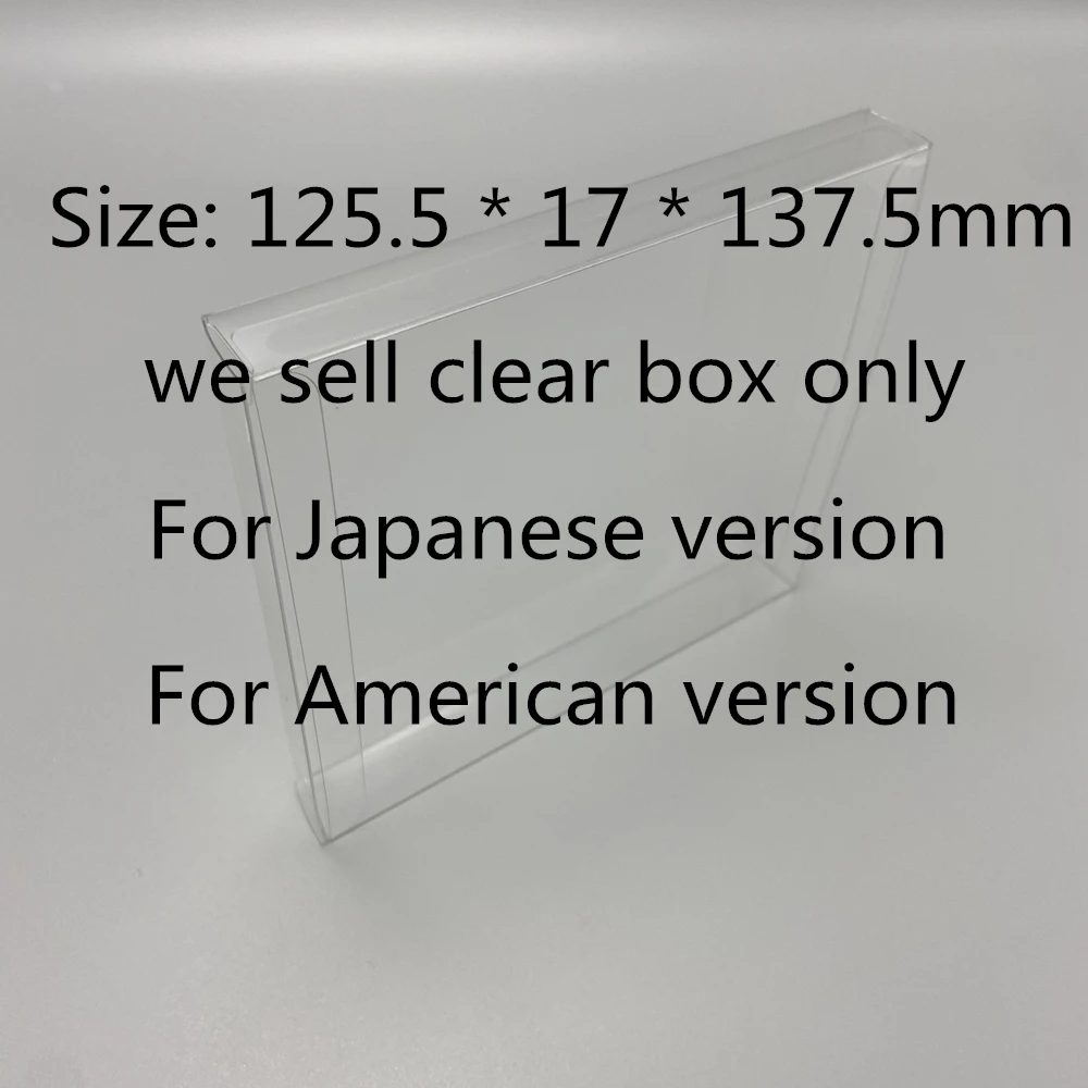 Transparent Storage Box For Nintendo DS/NDS Game Collect Boxes Carton Save Collections Clear Display Case