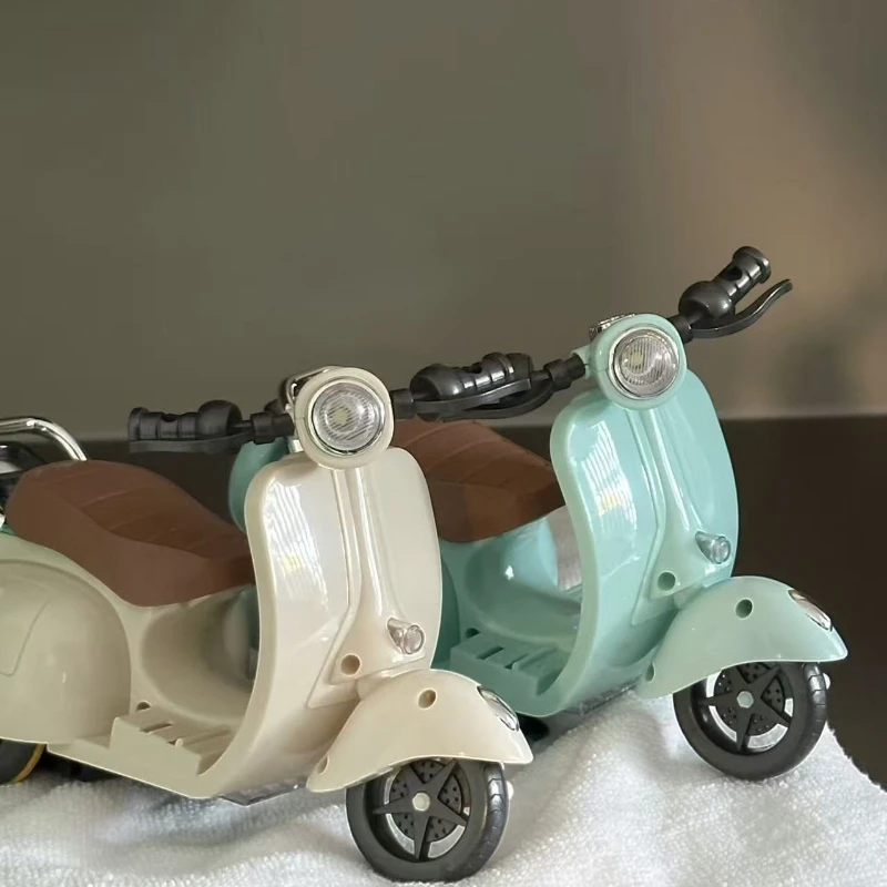 

For 17cm Labubu V1 V2 Doll Trendy 360 Degree Rotating Motorcycle Toy 3D Mountain Bike Model Keyring for Bag Pendant