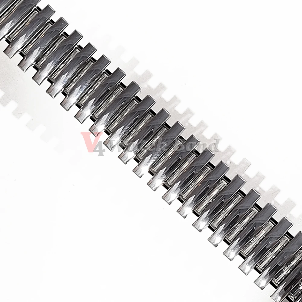 Elastic Strap 12mm 14mm 16mm 18mm 20mm 22mm Stretch Expansion Metal Watch Band Stainless Steel Wristband Men Women Accessories image 3