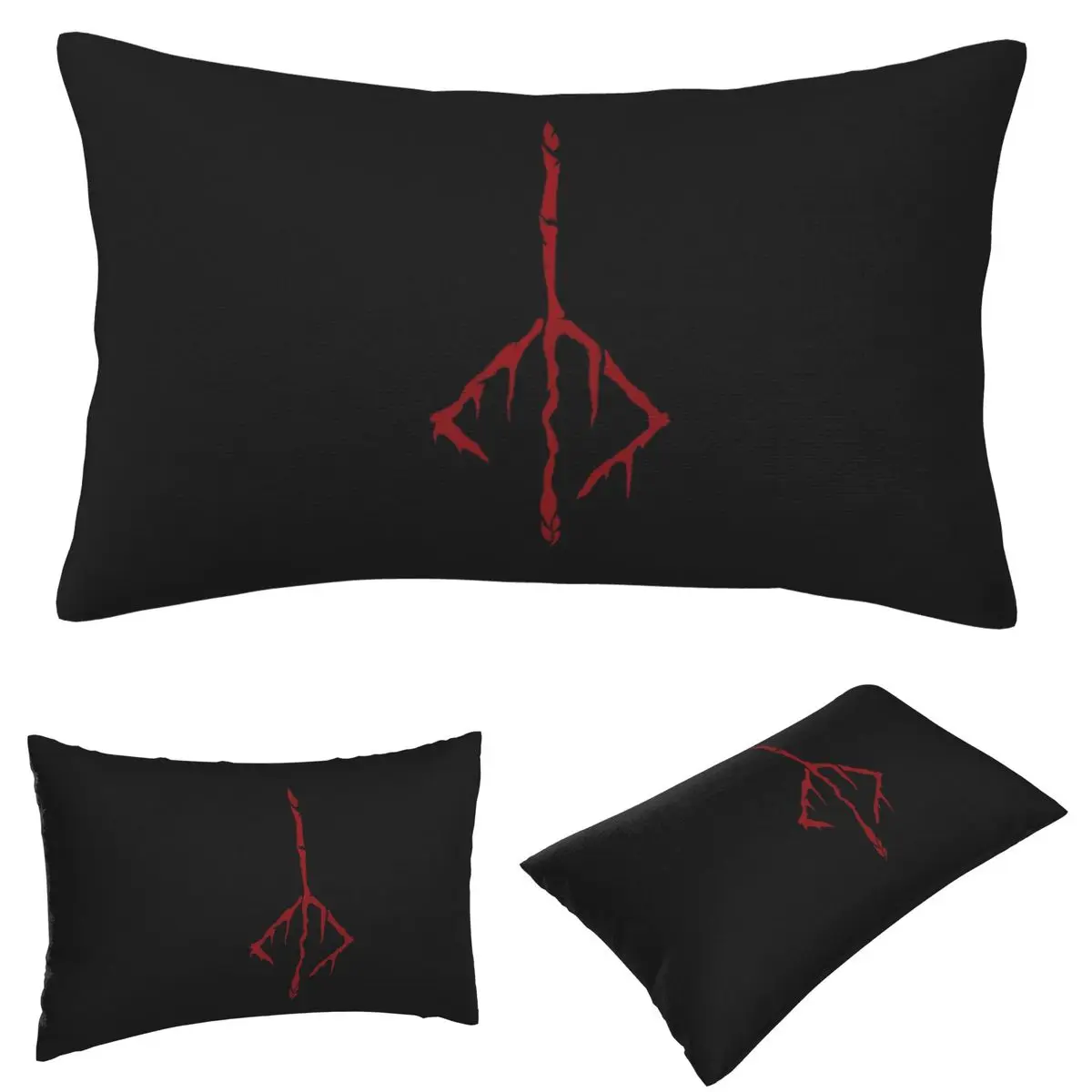 

Bloodborne Hunter's Mark Rectangle Pillowcase Cushion Cover Decor Bedroom Bed Home Comfort Throw Pillow