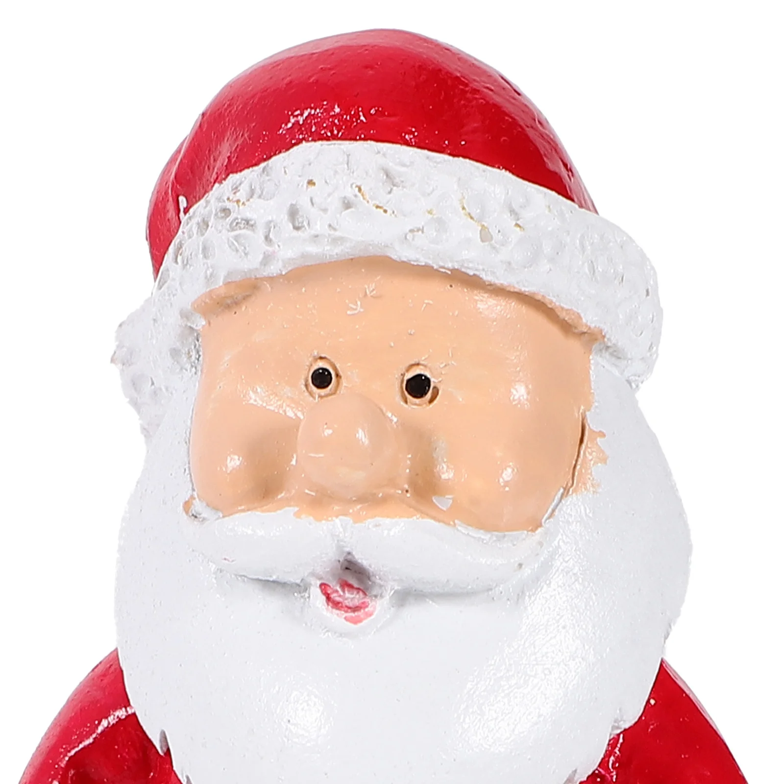

4pcs Resin Craft Figurines Small Santa Models For Home Garden Decoration Micro Landscape Ornament Adorable Santa Christmas