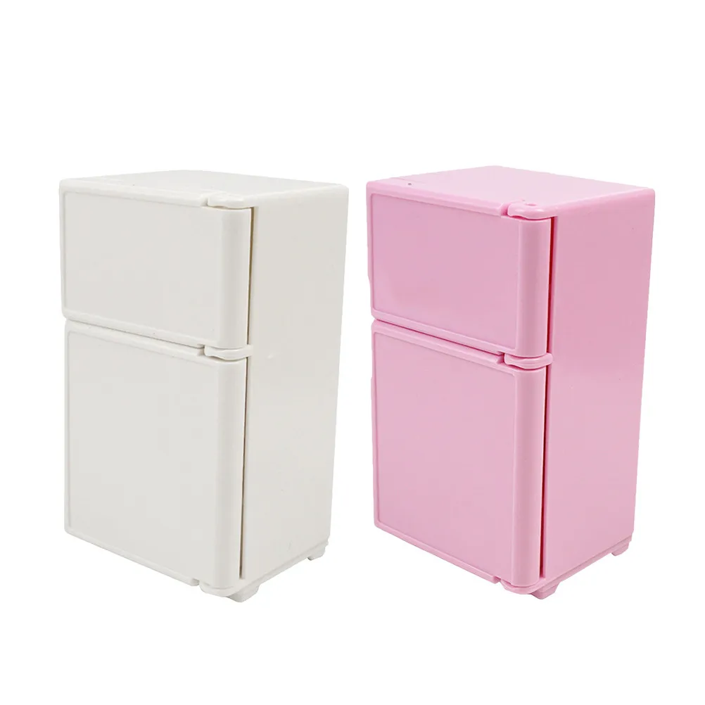 

2Pcs Mini Fridge Refrigerator Dollhouse Furniture Accessories Small Fridge Decoration for Dollhouse Decoration and Graduation