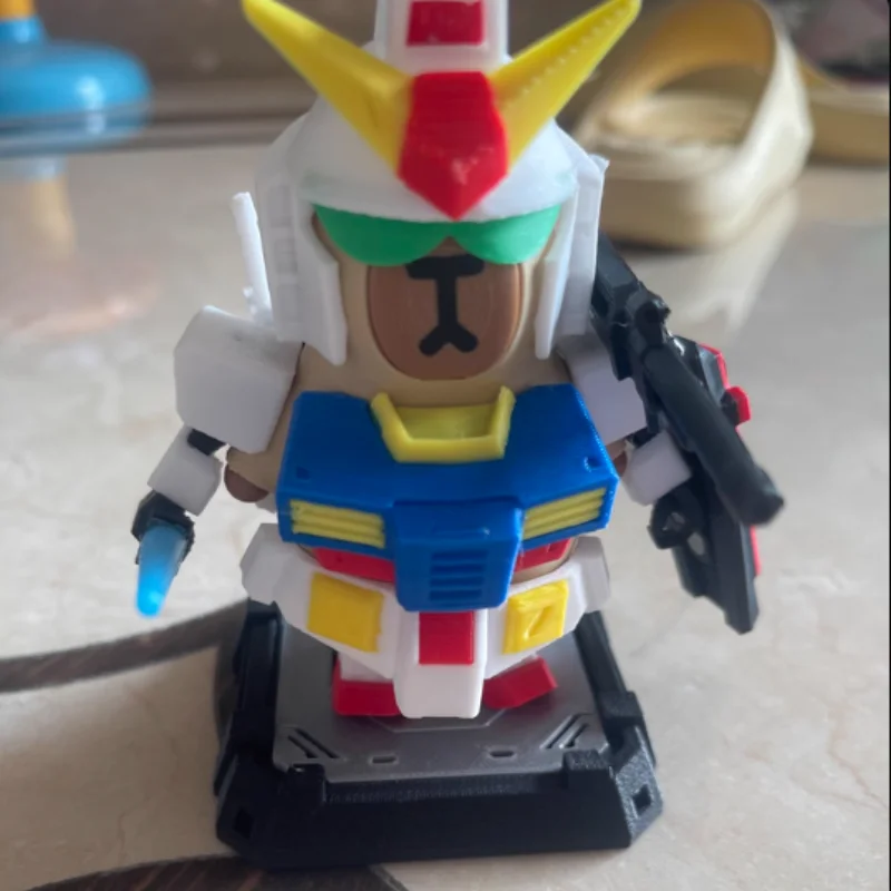 New Capybara Action Figure Mecha Style with Magnetic Decorativ Capibara Figurine 3D Printing Collection Statue Toys Gift