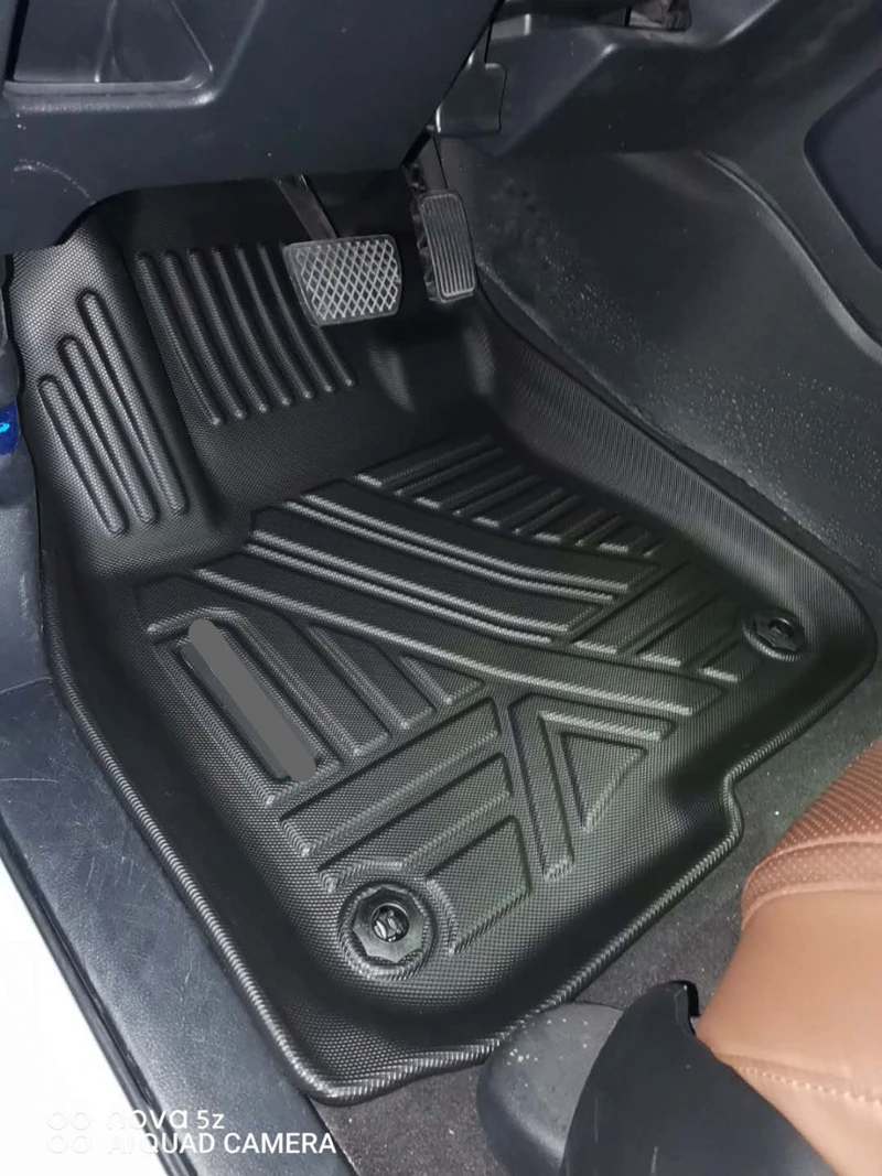 Use for Honda CRV car carpet Honda CRV car floor mats CRV trunk mat Full Set Trim to Fit For Honda CRV waterproof floor mats