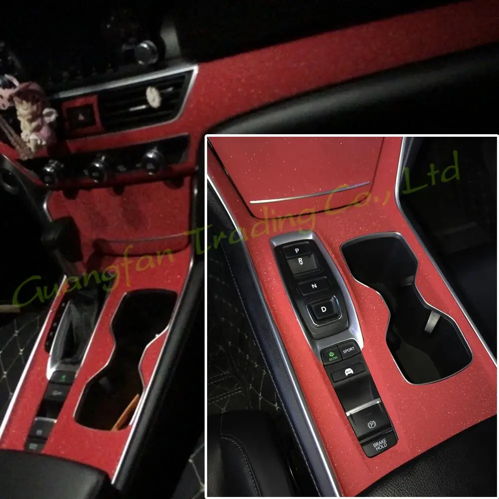 Car Interior Center Console Dark Flash Stars Point Diamond Shine Color Change Stickers Decals For Honda Accord 10 Gen 2018-2021