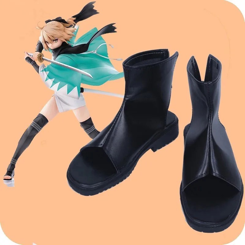 

FGO Fate Grand Order Saber Cosplay Shoes Halloween and Anime Cosplay Boots