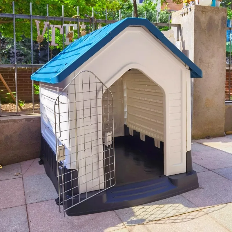 Dog house Outdoor waterproof kennel All seasons Indoor dog house Outdoor rain and sun protection Medium-sized large dog villa