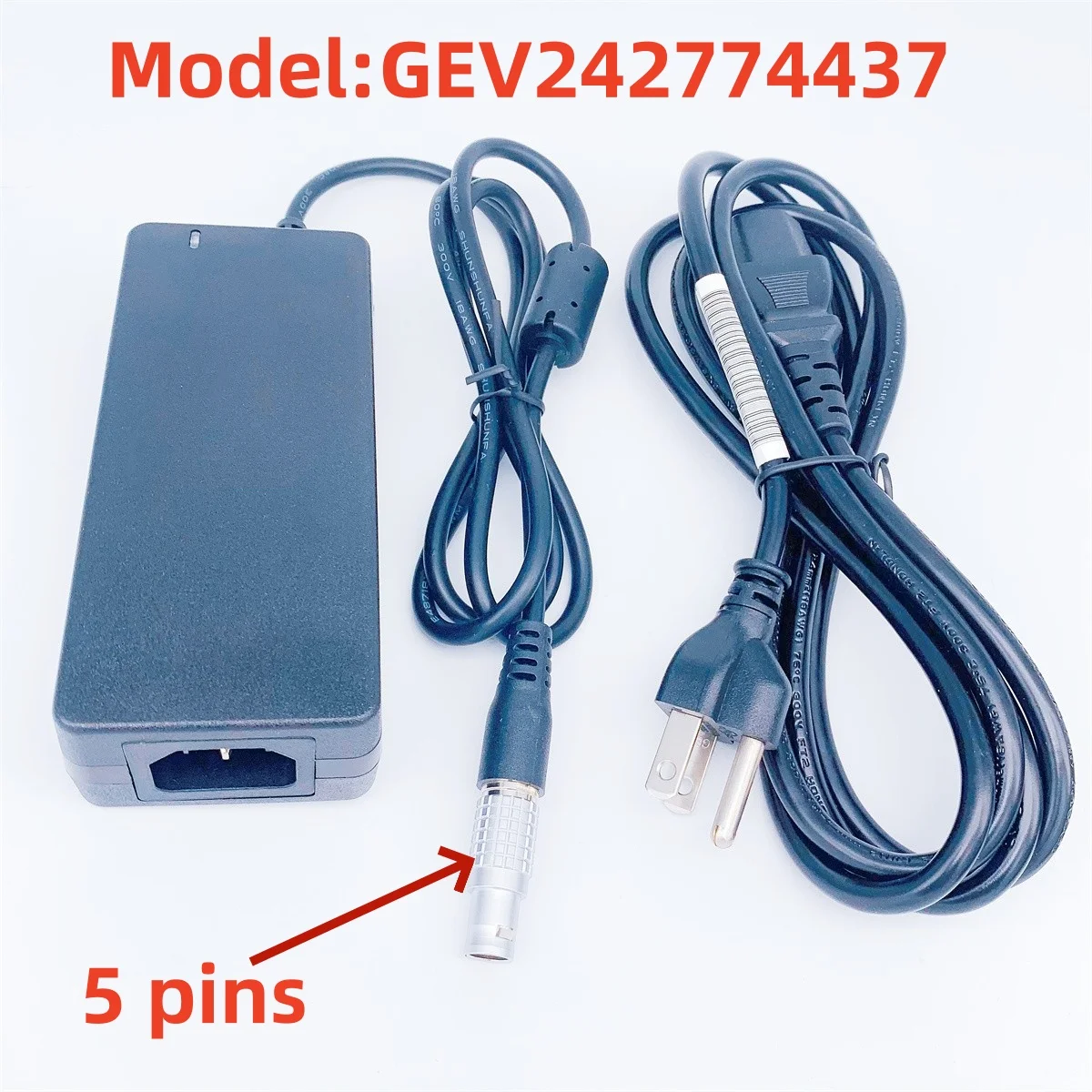 

Power Adapter Charger 774437 GEV242 AEL60US24-XE0162A for Total Station GPS External Battery GEB 371