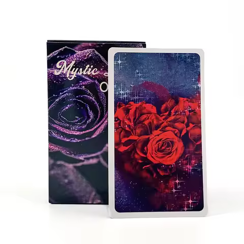 Mystic Love Oracle Deck 79 Pcs Tarot Cards LOVE ORACLE Deck Tarot Deck ，The Perfect To Date Night Valentine's Day Gift
