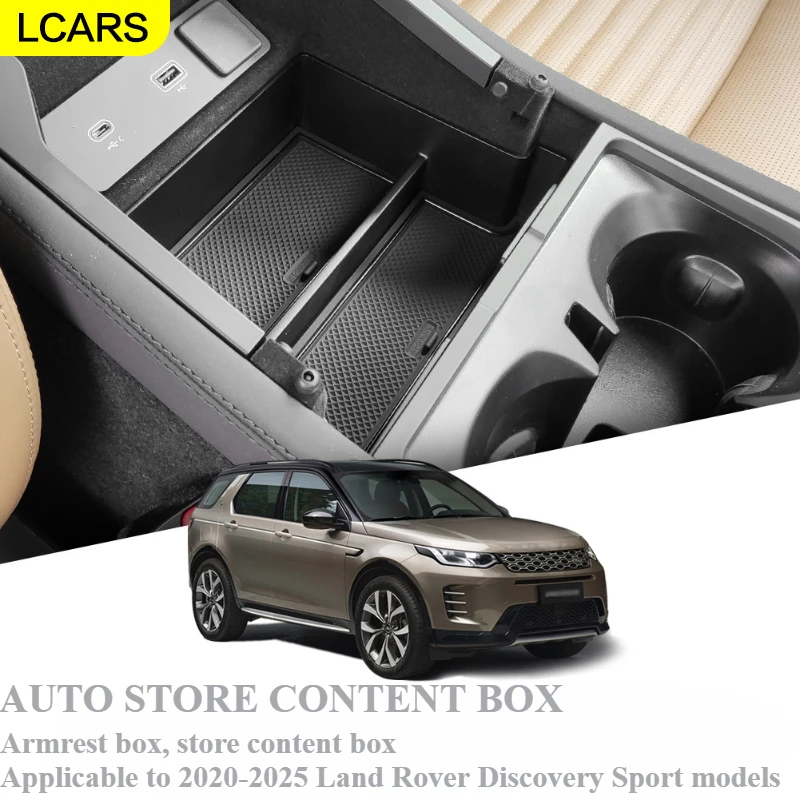 

Lcars-Center Console Armrest Box Storage Box, Suitable for 20-25 Land Rover Discovery Sport, Car Storage Supplies