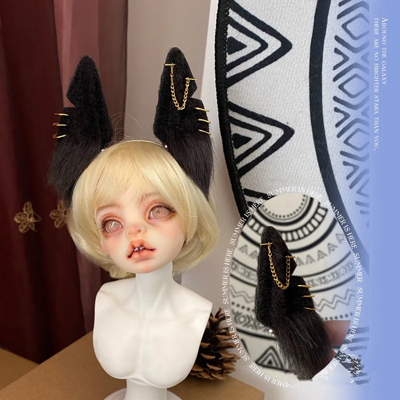 

Anime Cosplay Anubis Ears Hairhoop Hairpin Headwear For BJD SD Doll COSPLAY Costume Accessories