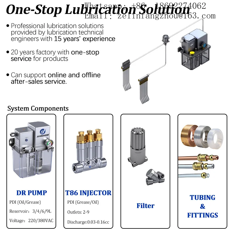 Industrial Auto Electric Lubricating Unit 220V 380V Grease Oil Pump Centralized Lubrication System Heavy Duty OEM Pro