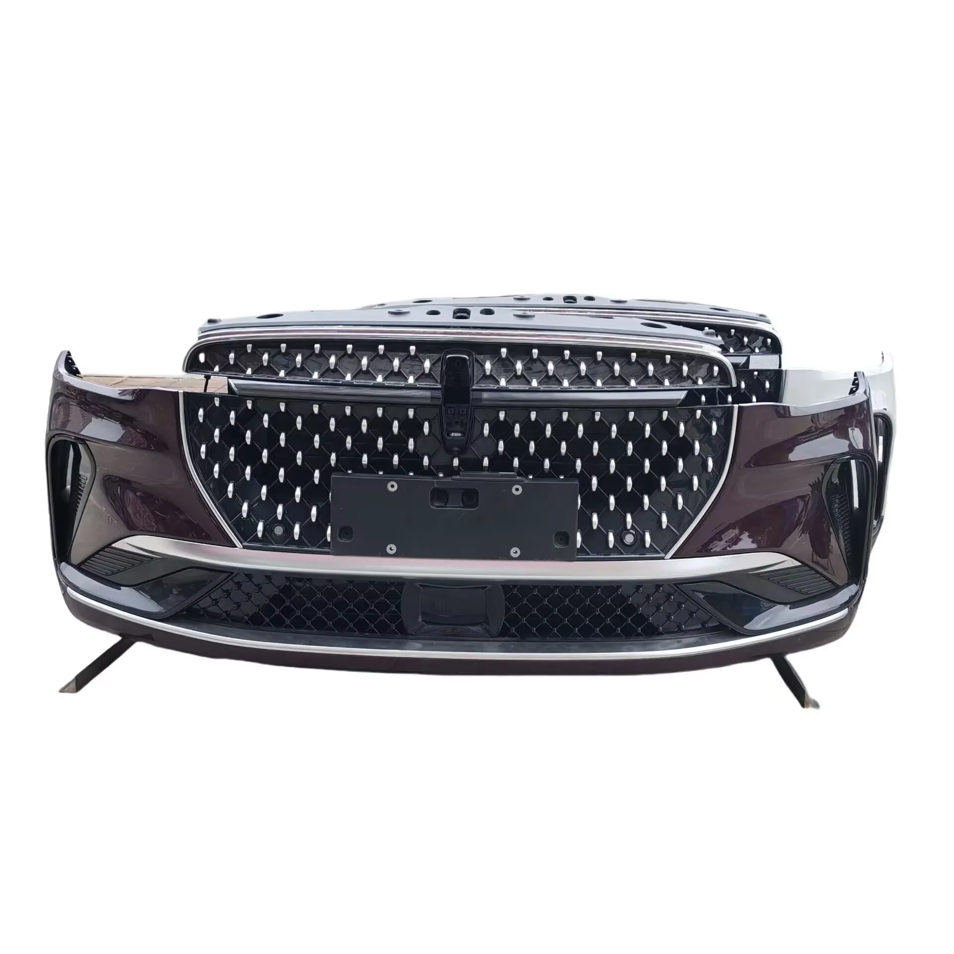 For 2024-2025 Lincoln Nautilus Front Assembly Bumper Grille Radar Buffer Radiator Fan Headlights