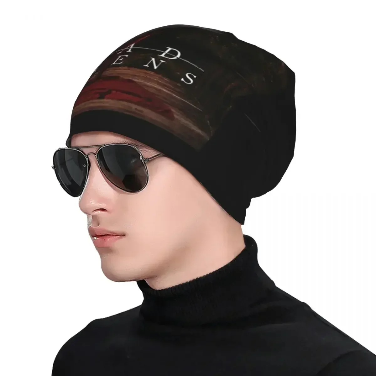 Bad Omens Rock Band Warm Knitted Cap Hip Hop Bonnet Hat Autumn Winter Outdoor Beanies Hats for Men Women Adult