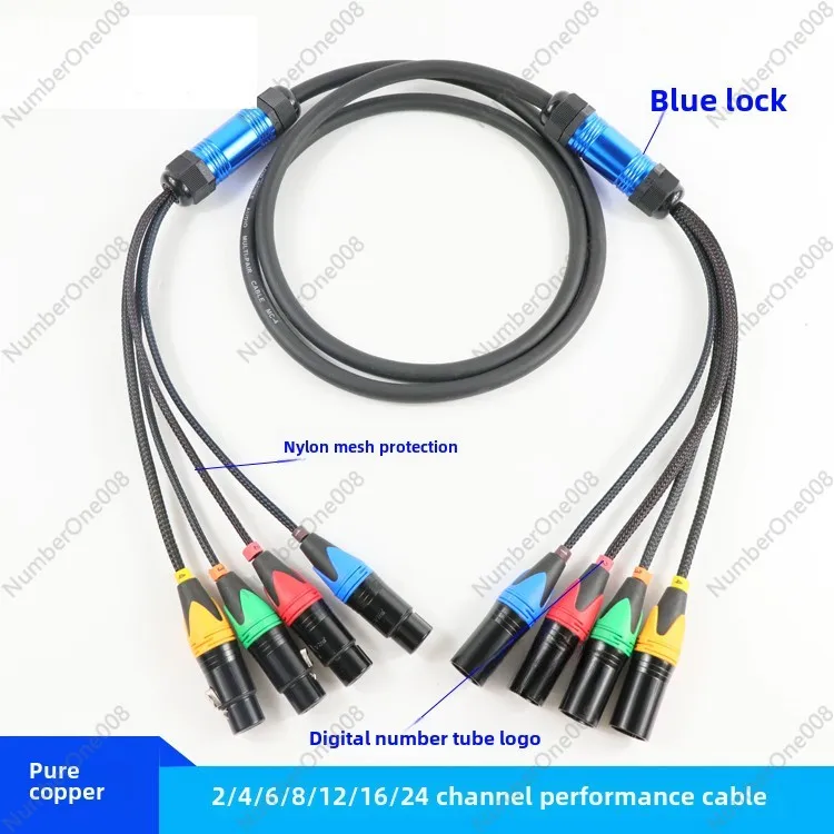 Multi-channel Audio Signal Cable Cable 2~ 4~ 8 Stage Lighting Audio Signal Cable, Multi-core Xanon Cable