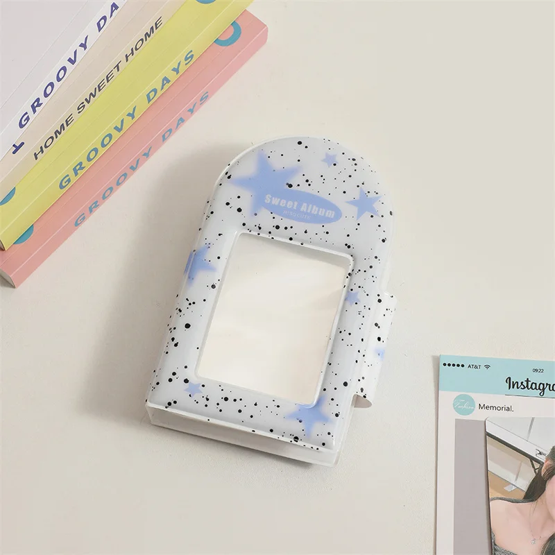 Kpop Binder 3 Inch Photo CardAlbum Photo Postcard Album Organizer Book Idol Collector Card Storage Card Photocards Holder