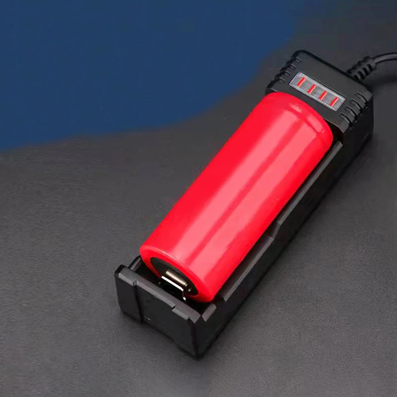 1PC 26650 USB Charger USB Smart Charger 18650 Lithium Battery Universal Charging Case Smart Single Slot Charger