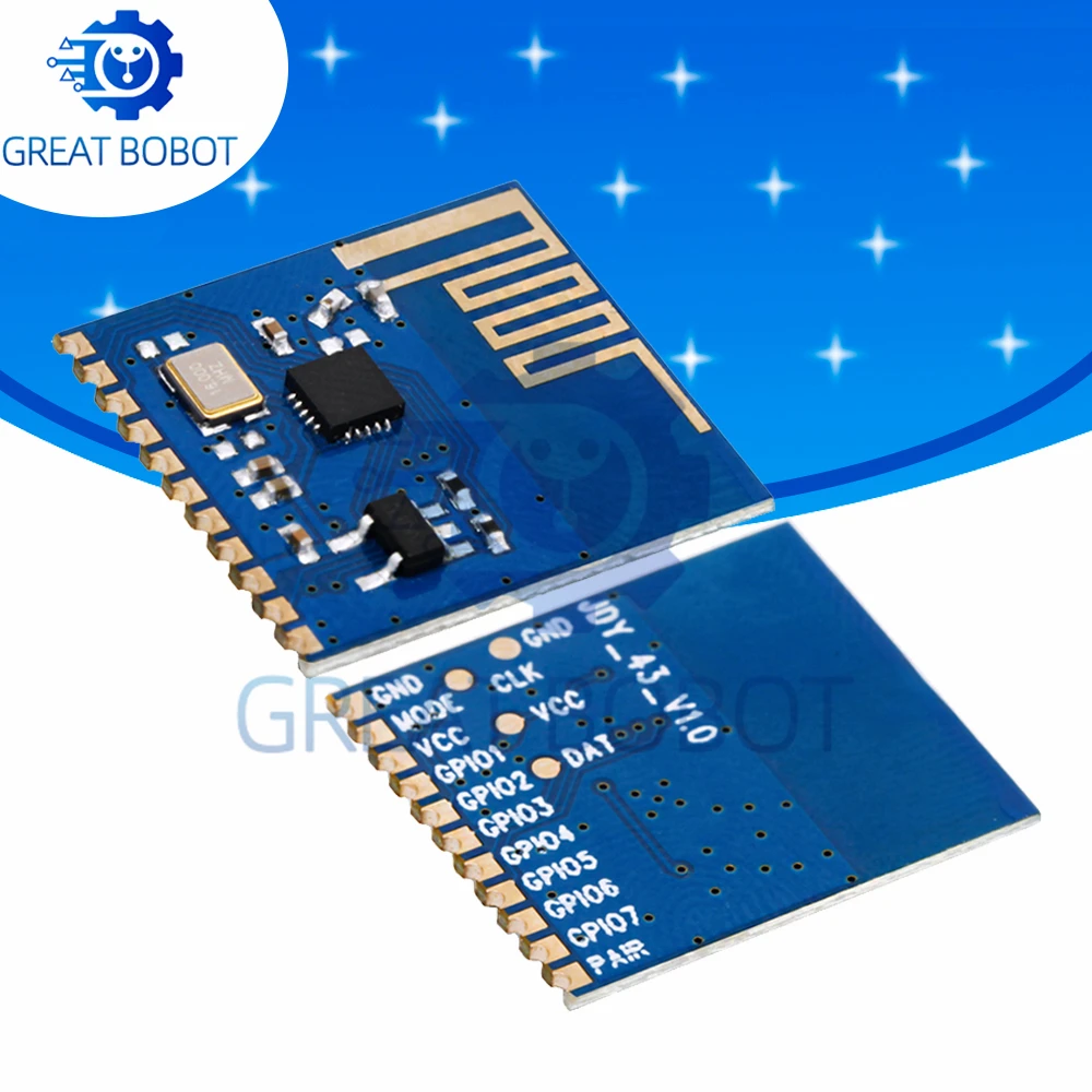 1PC JDY-43 Wireless Switch Module with Remote Control 1.8V-3.6V 100m Long Distance