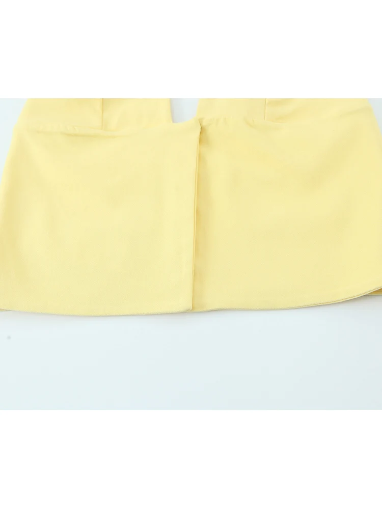 TFMLN جديد الرسن الرقبة مثير قمم للسيدات الصلبة الأساسية كلوبوير أزياء ضئيلة عارية الذراعين المرأة خمر أزياء قصيرة الشارع الشهير