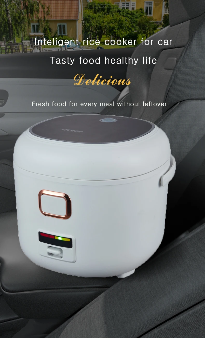 Arier Rice Cooker 2L 12V Car Truck Dual Use Mult-ifunction Electric Home Appliance for Camping(AR-1633)