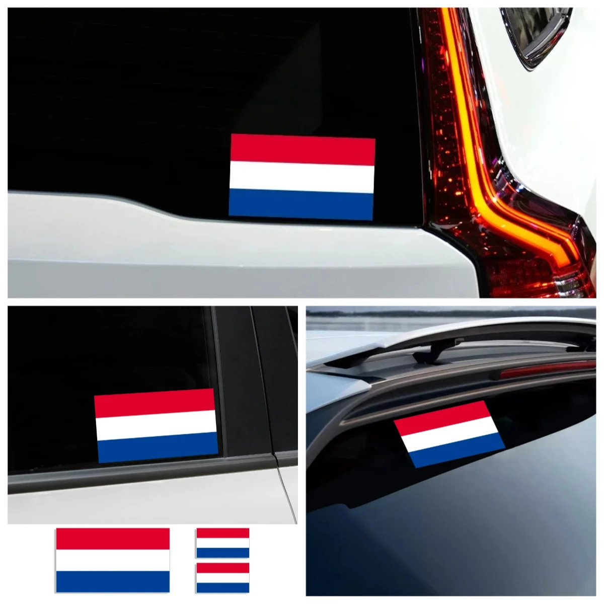 

Netherlands Flag Creative Car Sticker Auto Motorcycle Decoration PVC Stickers Waterproof Styling Decals Car Accessories