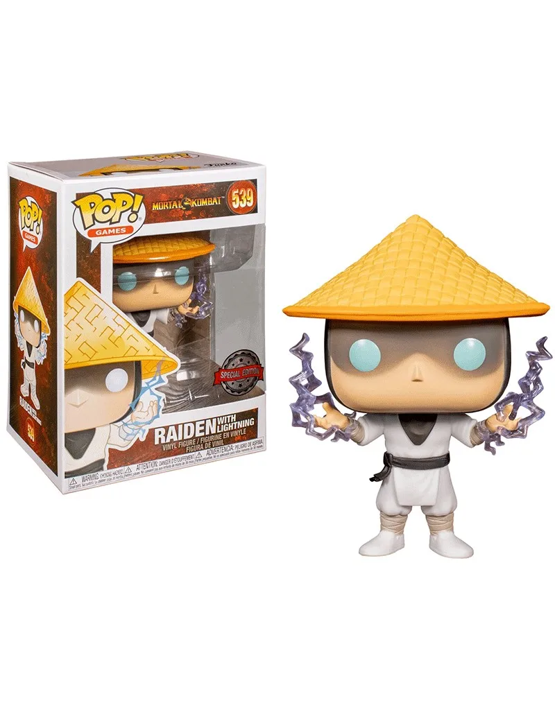 Funko Pop Raiden With Lightning Mortal Kombat Special Edition 539