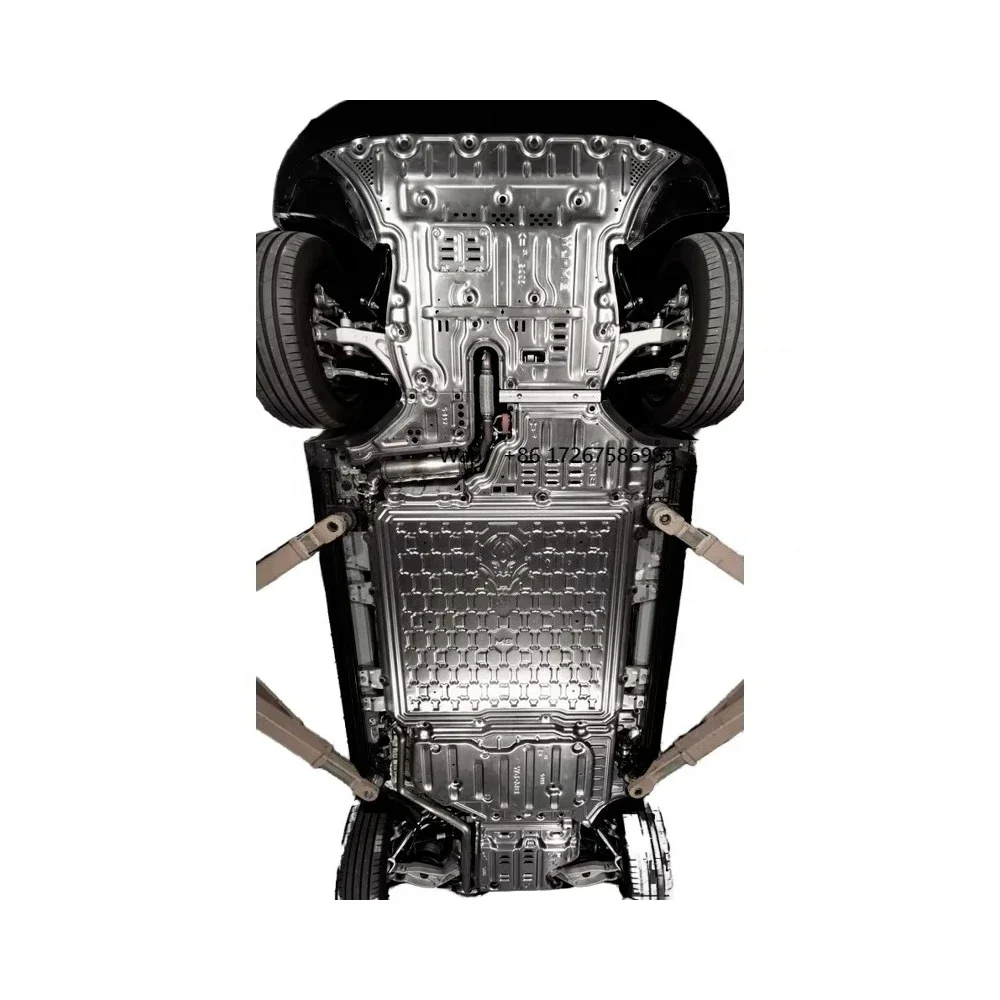 Alu 2.5MM Car Chassis Battery Bottom Protection Defense Engine Cover Skid Plate Fit for AITO M5 M7 M8 M9 Accessories Auto Parts