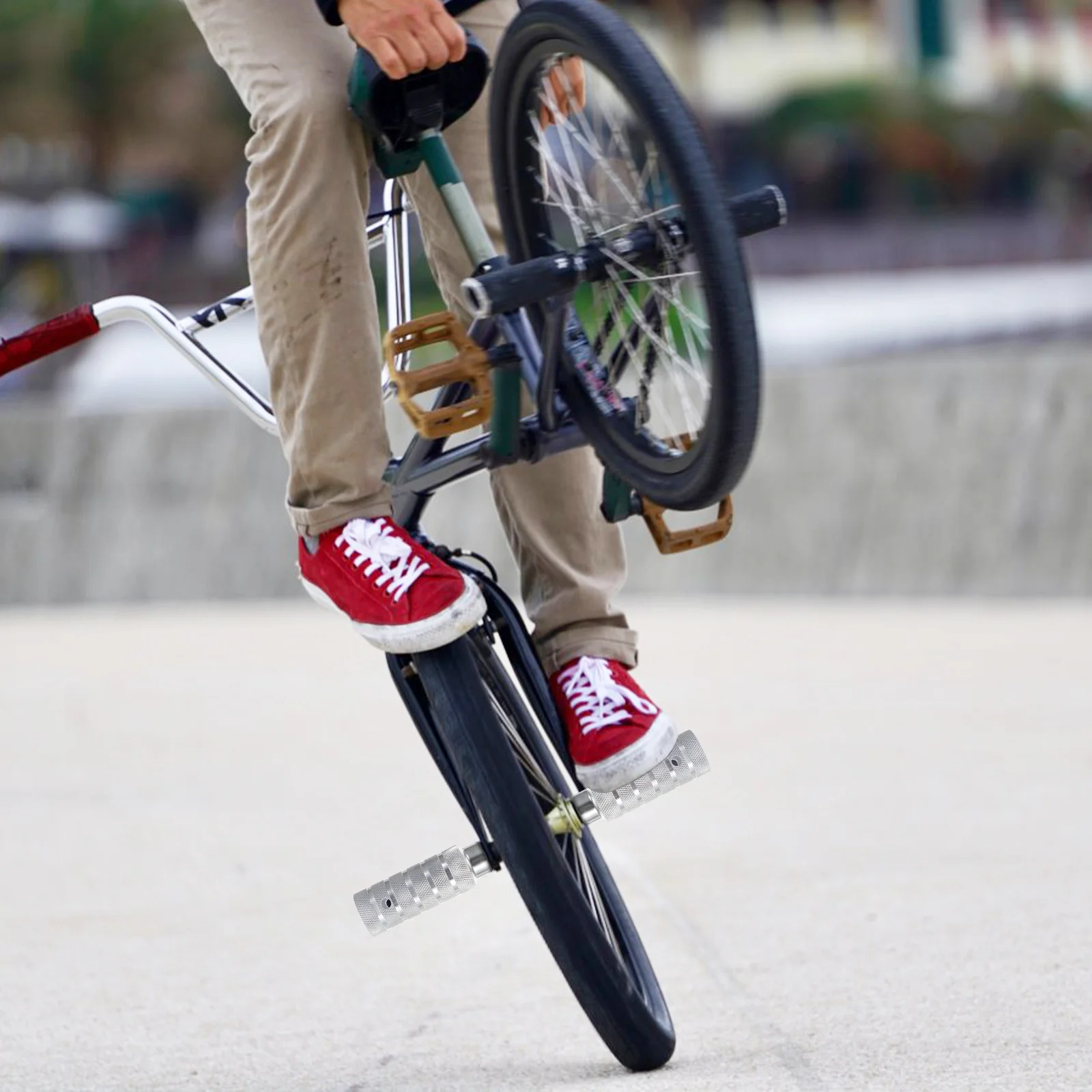 Fahrrad Post Bike Peg Bikes Rücksitz Pedal Legierung Pegs Radfahren Hinten Stunt Berg Zubehör Fahrräder