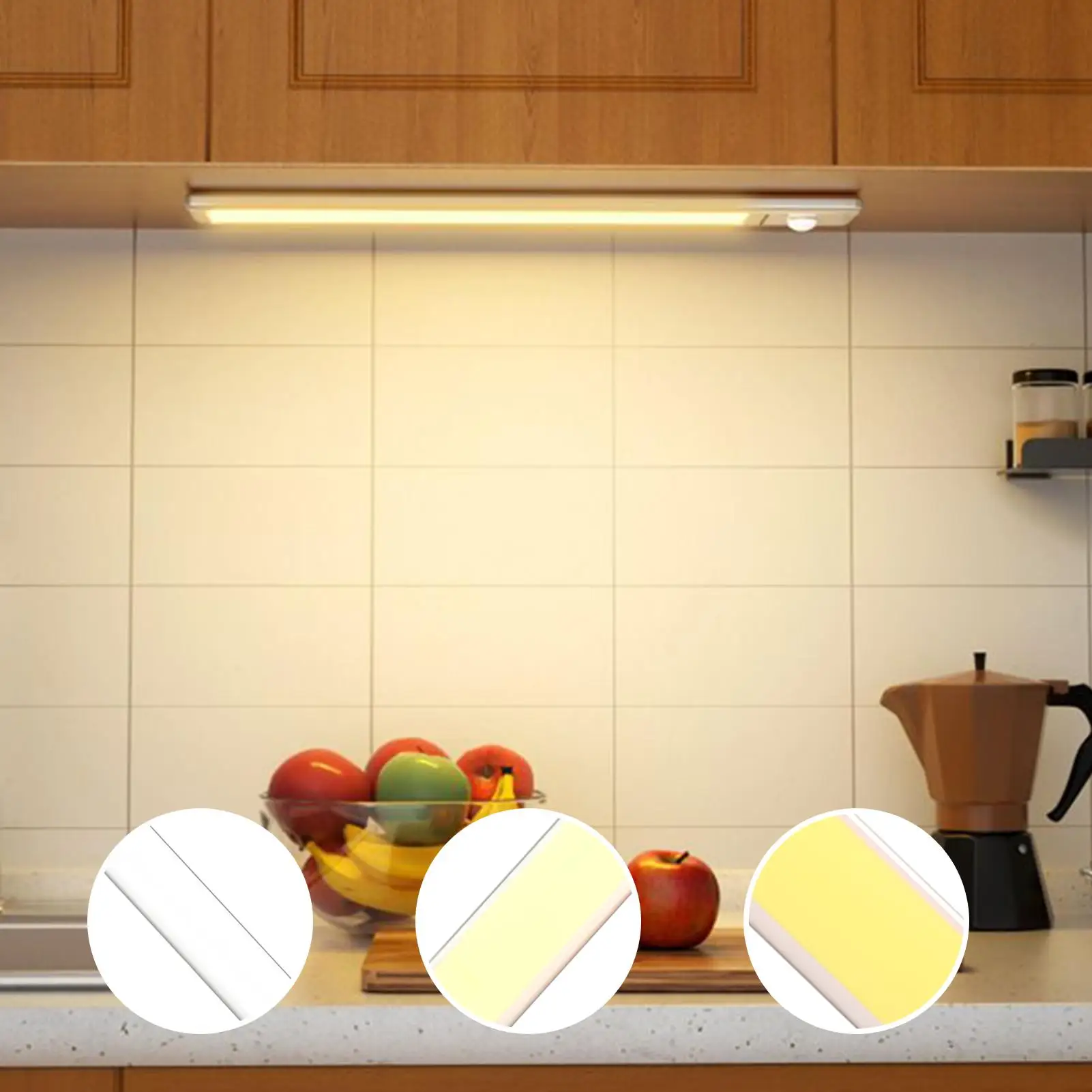 Sensor Lights Indoor 3 Color Temperature Touch Control Lighting Closet Lights Motion Sensored For Family Friend Elderly Kids