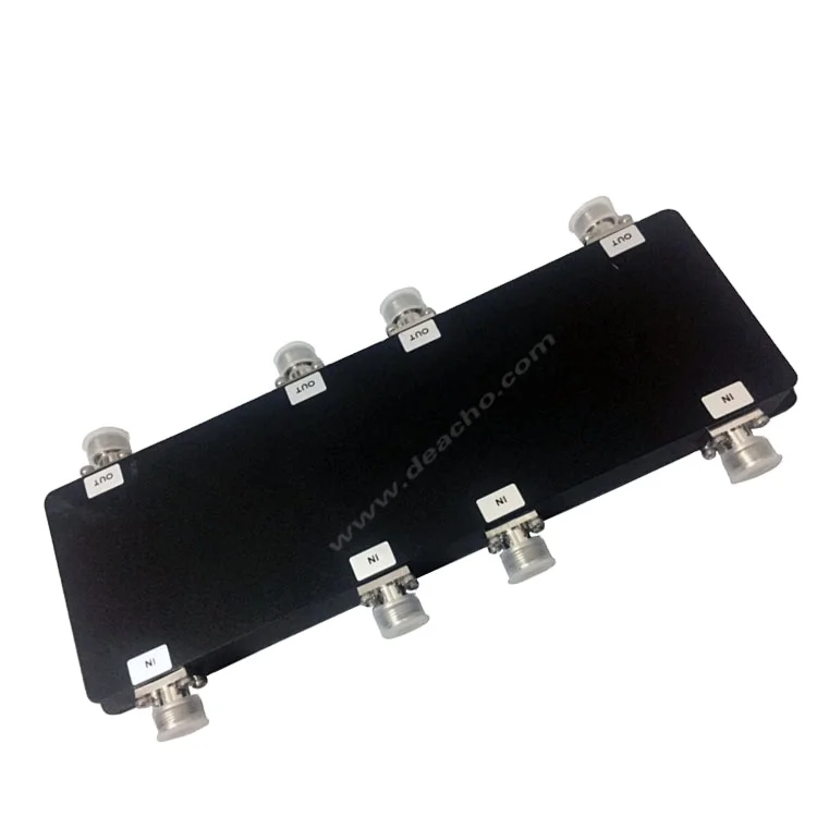 698-2700MHz 4x4 4 in 4 out hybrid matrix with n connector 4x4 hybrid coupler