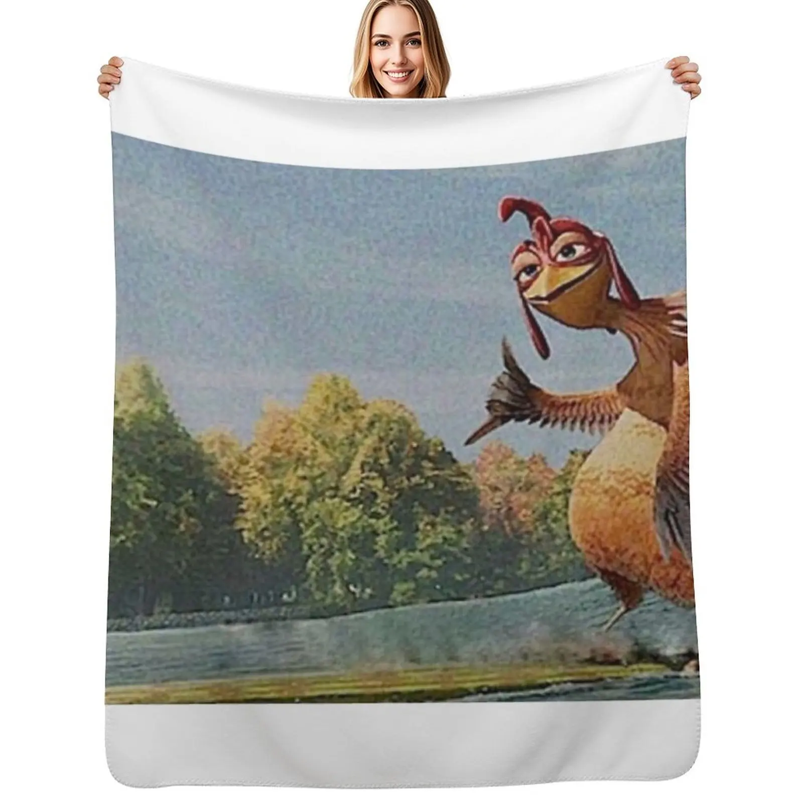 Chicken Joe Throw Blanket Decoratives Bed linens Tourist Soft Plush Plaid Soft Plaid Picnic Blankets
