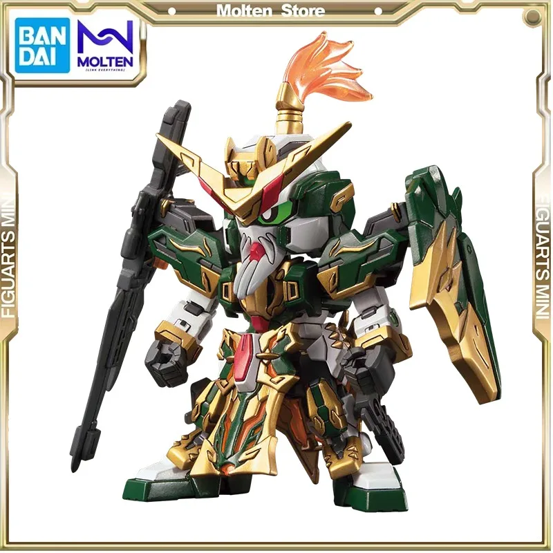 Bandai SD GUNDAM WORLD SANGOKU SOKETSUDEN Huang Zhong Gundam Dynames Сборная модель BB Warrior Фигурка Модель игрушки Подарки