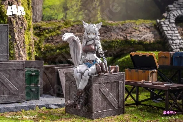 W magazynie 100% oryginalny LADOTOYS Liya Fixer Ver. Model Repairer Wolf Girl ERA 001 Model Animacyjny Figurka Akcji Zabawki na Zamówienie