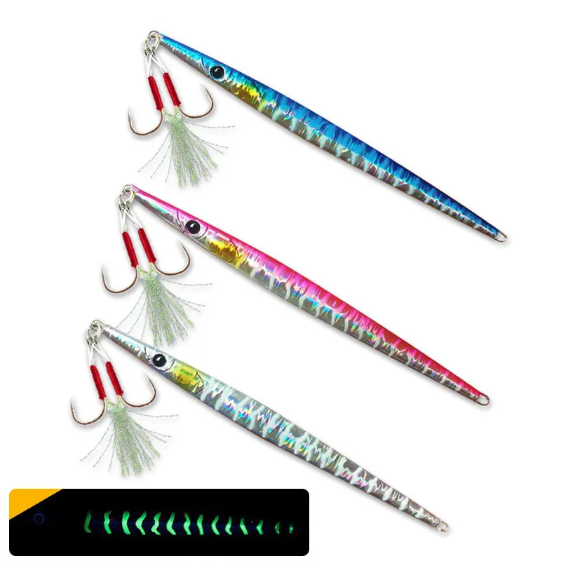 AS Fast JIg Lure Fishing Bait Speed Falling Angler 60g80g Boat Sea Fishing Metal Hard Vertical Bait Sinking Jigging Pesca Bait