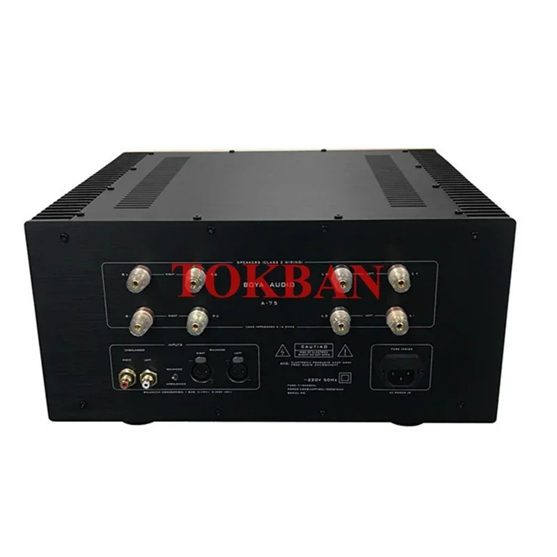 Tokban Accuphase A75 Class A Power Amplifier 120w*4 Bridge 240w*2 Balanced XLR High-power HIFI High-end Stereo Amplifier Audio