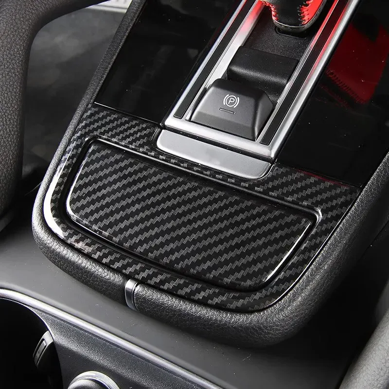 

For Porsche Cayenne 92A 9YA 2018-2024 Car Central Control Gearbox Ashtray Box Panel Cover Trim Frame Sticker Interior Decals