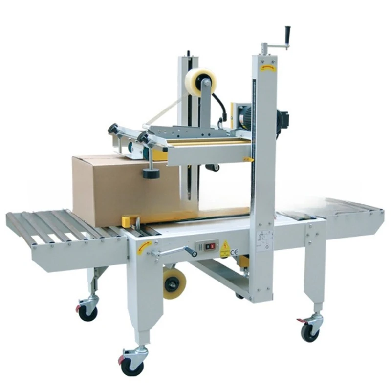 

FXJ6050 up and down drive sealing machine, semi-automatic tape sealing machine, fully automatic one-character sealing machine