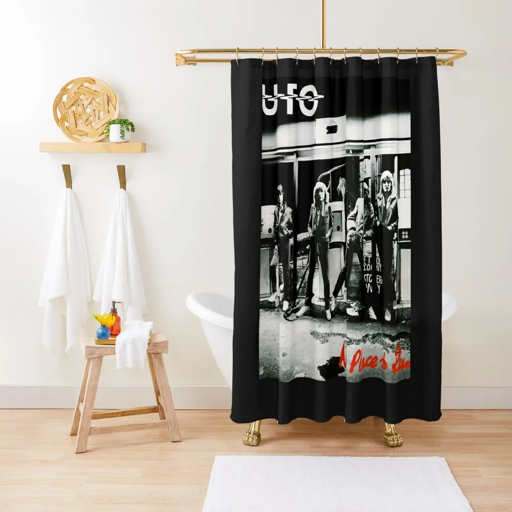 

Trending ufo band logo classic Shower Curtain For Bathroom Bathroom Shower Waterproof Bathroom Shower Curtain