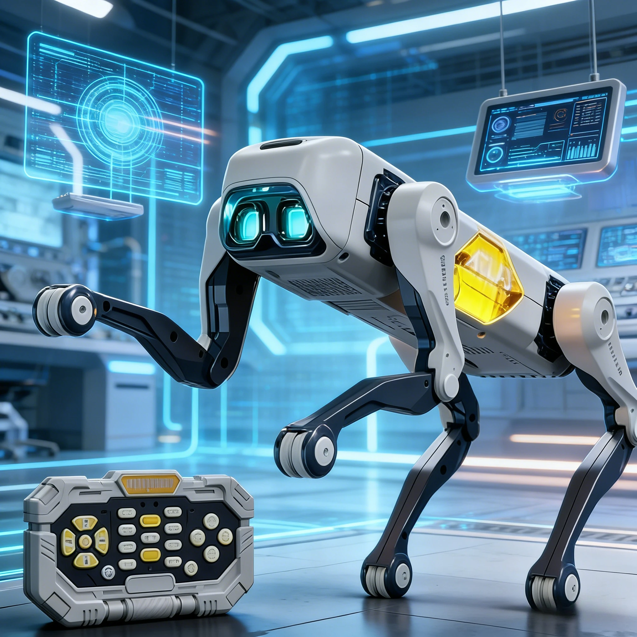 ✨   หุ่นยนต์สุนัขไบโอนิค AI สำหรับการเลี้ยงลูกแบบวิทยาศาสตร์ |   ของเล่นสุนัขกลไกควบคุมด้วยเสียงอัจฉริยะ