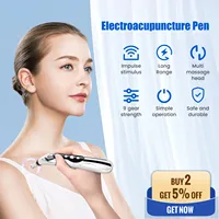 Electric Acupuncture Point Massage Pen Pain Relief Laser Therapy Electronic Meridian Energy Pen Face Body Back Neck Leg Massager