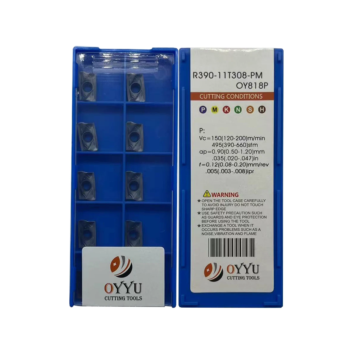 Ngoài 10 Chiếc R390 11T308 Tối OY515M OY818P Biến Dụng Cụ Cắt CNC Máy Carbide Miếng Lót Cho Thép Và Đồng Hồ thép Không Gỉ