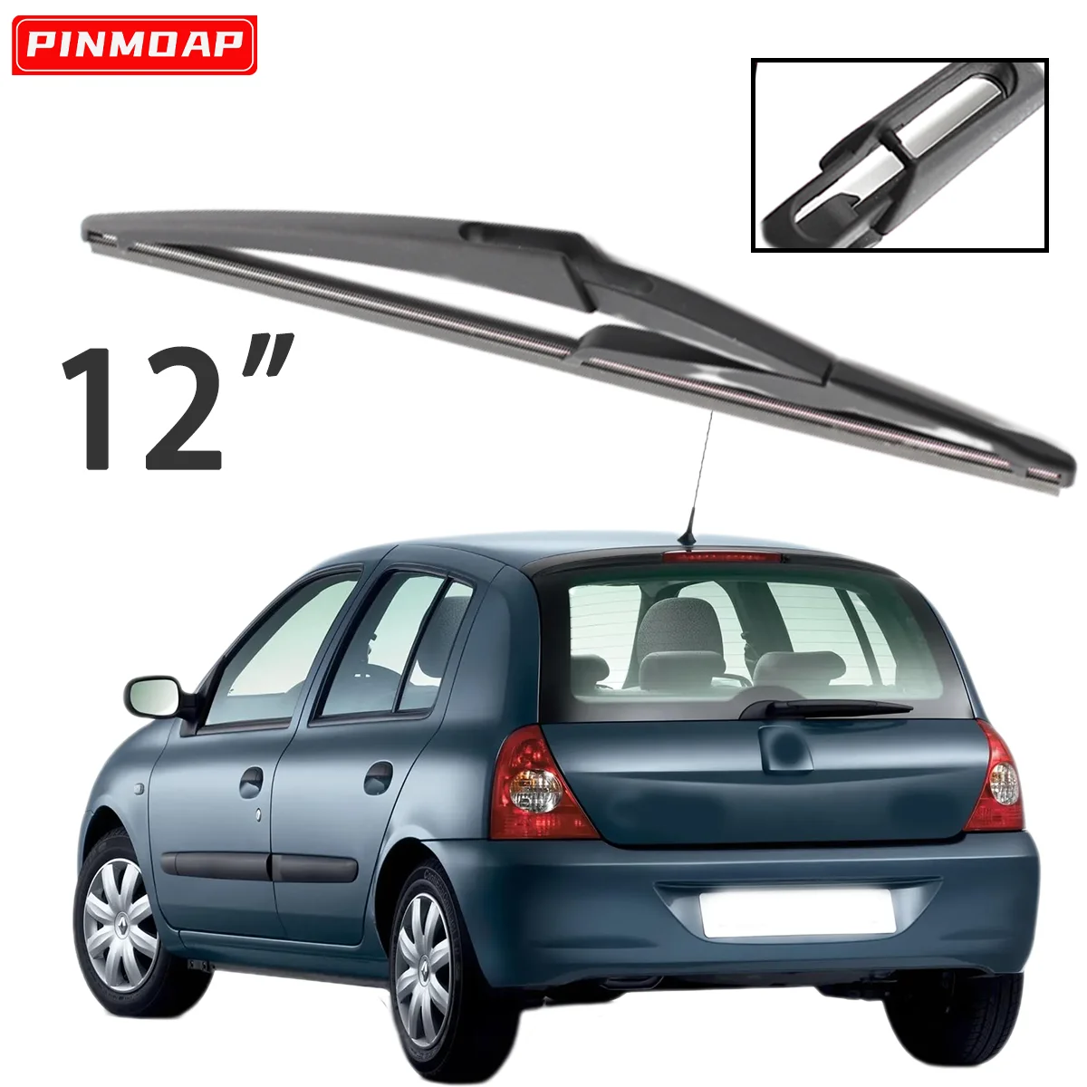 

1 шт. 12 "задний дворник для Renault Clio II MK2 Campus 1998-2012, лобовое стекло, задняя щетка стеклоочистителя, автомобильные аксессуары, аксессуары