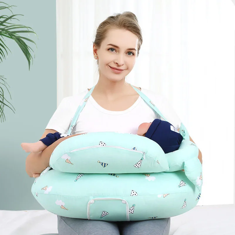 Oreiller d'allaitement universel pour nouveau-né, oreiller d'alimentation pour bébé, polyvalent, protection de la taille des femmes enceintes, quatre saisons, nouveau