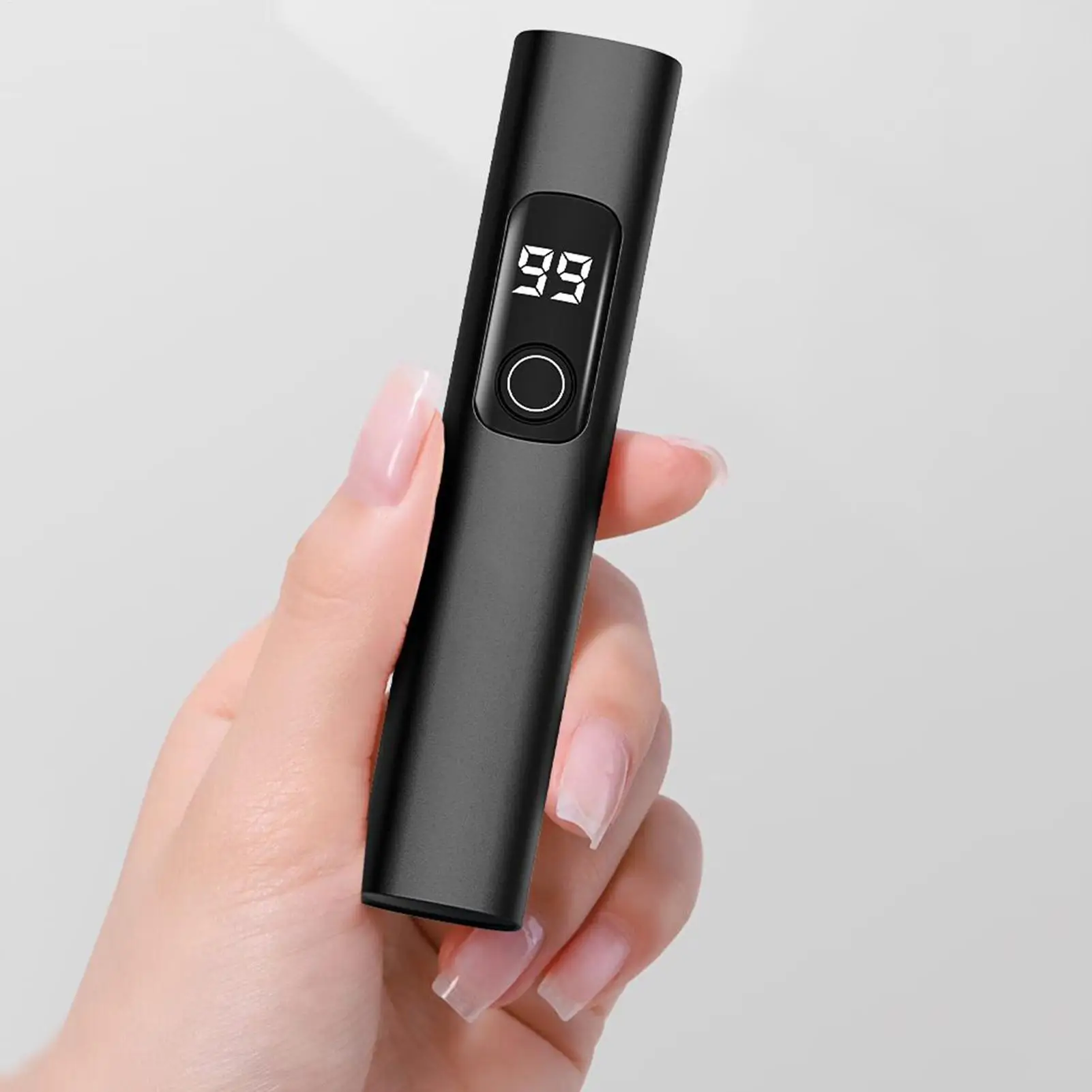 Mini UV Light For Gel Nails USB Rechargeable Fingernail Lamp Digital Display LED Nail Light With 2 Timing Modes For Manicure