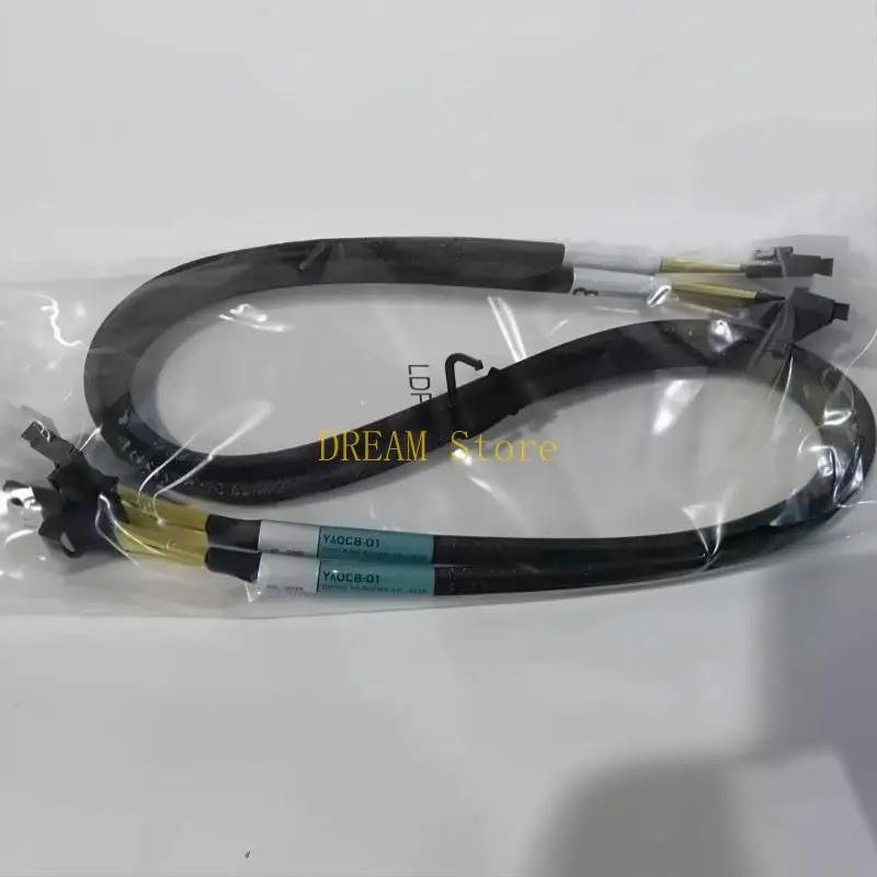 SFF-8654 8I Data Cable with Outer Sleeve and End Covers For Server Back plate Best Sale