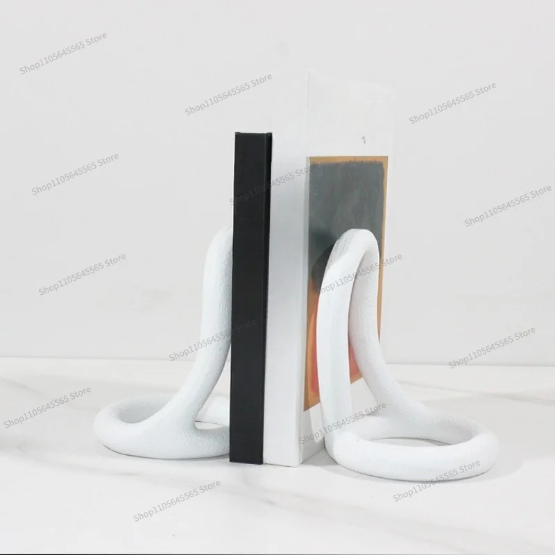 For Modern Minimalist and Creative Circular Resin Book Holder, Book Holder, Desk Decoration, Decoration